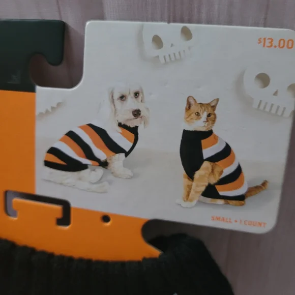 Halloween Pet Sweater Dog or Cat New Size S - Picture 3 of 5